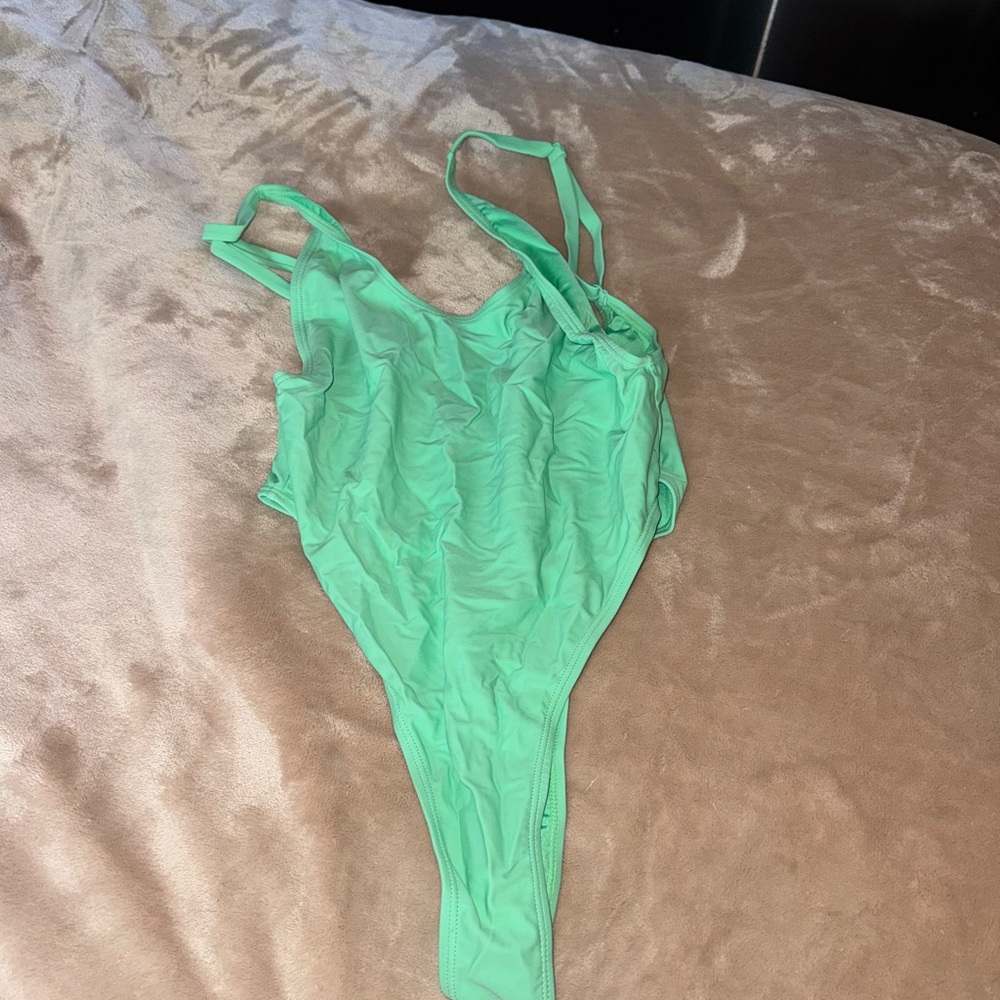 Fabletics Kids Mint Green Bodysuit